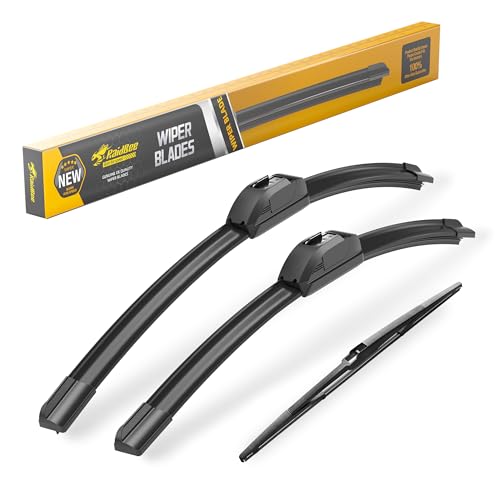 Raidbee® 26'+19' Windshield Wiper Blades with 16' Rear Wiper Blade Automotive Replacement Set for...