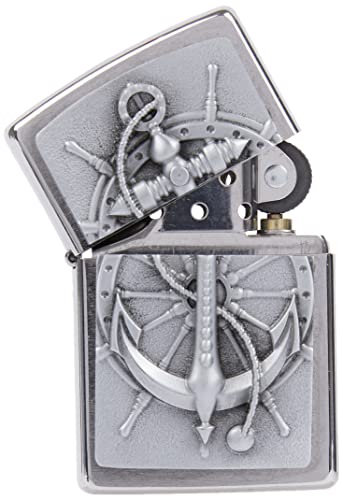 Zippo Nautic Emblem mechero recargable ideal para excursiones náuticas y pesca 3