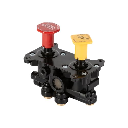 800260 MV-3 Hand Operated Trailer Parking Manifold Dash Valve 800260 to Connect Ports Compatible with Bendix Brake Control Valve Truck