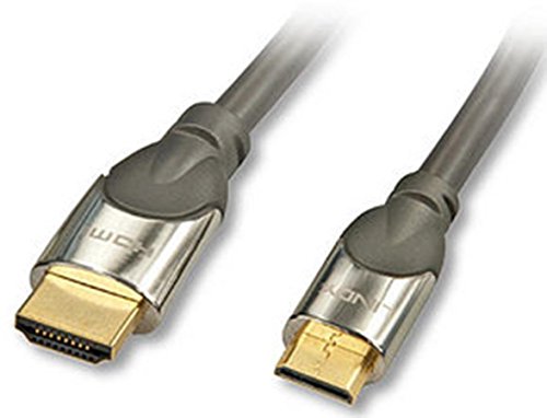 Câble HDMI vers Mini-HDMI Lindy CROMO 0.5m mâle pour liaison vidéo Ultra HD
