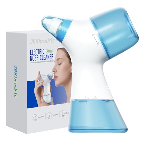 Jbkhrodric Nasal Irrigation System Nasal Irrigator Sinus Rinse Machine Machine 2 Modes Nose Cleaner With Auto Waste Collection Function For Sinus Runny Nose Congestion