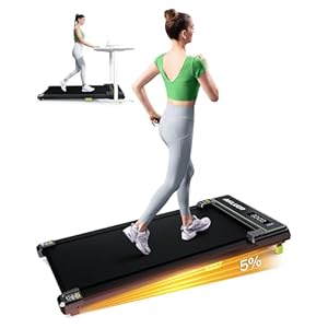 Under Desk Loopband met Bluetooth, 2.25HP Loopband met 250 kg Zwart