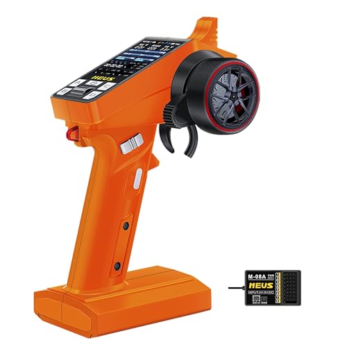 MEUS RACING ME-8A RC Transmitter 8 Channels 2.4GHz and Receiver with Coach Mode for 1/8 1/10 1/18...