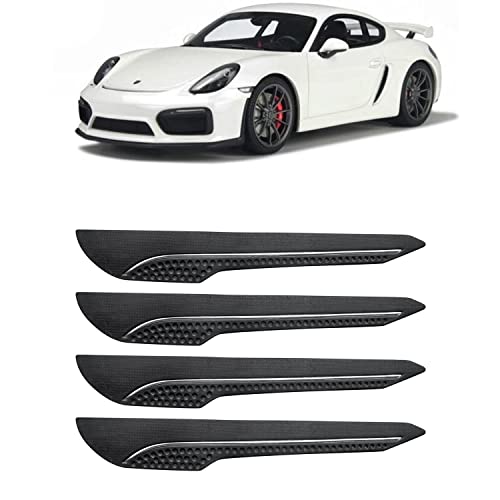 Image of AOSIS-Car Bumper Protector /Bumper Guard for Porsche Cayman with Single Chrome Stripe (4-Pcs)