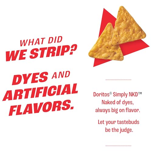 Image of Simply NKD Snacks, 4 Flavor Variety Pack, Single Serve Bags (21 Pack), No Dyes, No Artificial Flavors, Cheetos, Doritos