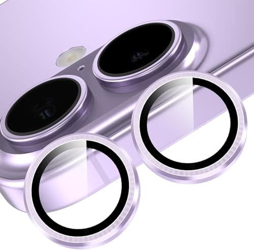 Image of Lensarmor Compatible With Lavender iPhone 17 Camera Lens Protector - 9H+ Tempered Glass with Diamond Coating, Scratch Resistant, Flash-Friendly Premium Lens Cover
