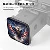 Protector de Enganche de Remolque, Águila con Bandera de EE. UU., Protector de Goma para Tubo de Enganche, Tapón para Camionetas, Autos y SUVs 6