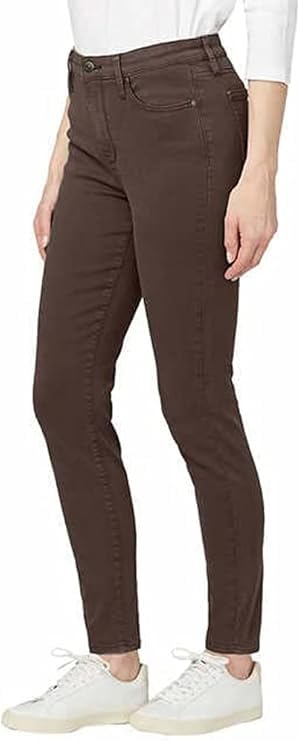 Buffalo David Bitton Women's High Rise Soft Stretch Ankle Skinny Jeans (US, Numeric, 6, Regular, Long, 6/28 Inseam 29", Coffee Bean)2