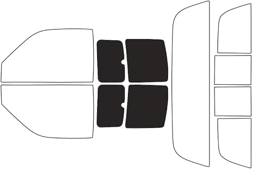 Miniatura 7 de Rvinyl Kit de tinte de ventana compatible con Dodge Ram 1994-2001 Kit de instalación (completo)