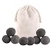 Bolas Lana Secadora De Ropa, Bolas Secadora De Ropa Antiarrugas, Bolas Para Lavadora Para Lavar Abrigo De Plumas, Bolas Secadora Reutilizables (negro, 8pc)