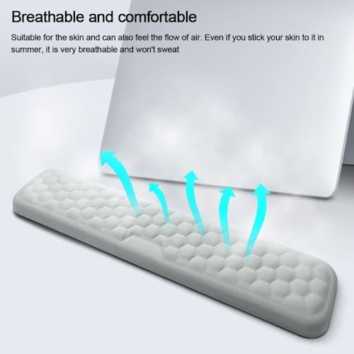 Image of HOFASON Computer Wrist Support, Memory Foam Keyboard Wrist Rest Support, Wrist Rest Support for Computer,Laptop, Gaming and Office, Keyboard and Mouse Wrist Rest Pad Support for Office, Gaming, Typing