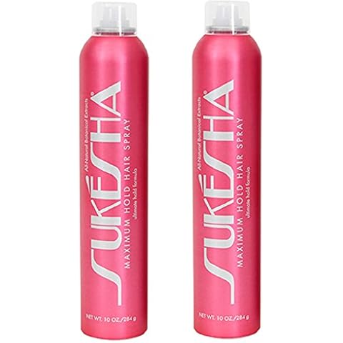 Sukesha Maximum Hold Hair Spray Duo Set 10 oz. Cover
