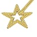 Qeuly Star Wand Gold Fairy Wand 13 Inches Angel Wand Star Magic Princess Wands Plating Silver Star Stick (Gold)