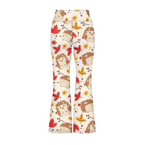 Hawapod Flare Leggings for Girls High Stretchy Soft Yoga Bootcut Pants Tummy Control Butt Lift Flare Pants2