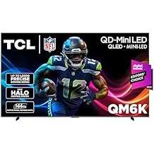 TCL 98 Inch Class QM6K Series | Mini LED QLED 4K HDR | 98QM6K, 2025 Model | 120HZ-144HZ High Brightness Smart Google TV Dol