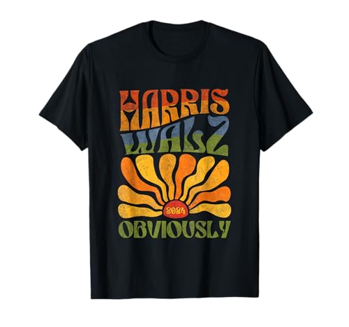 Harris Walz Obviously 2024 Harris Tim Walz Waltz 2024 T-Shirt