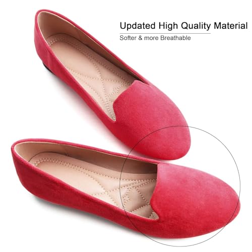 Image of SAILING LU Women Round Toe Comfortable Ballet Flats | Shoes for Women, Dressy, Slip-ons, Loafers