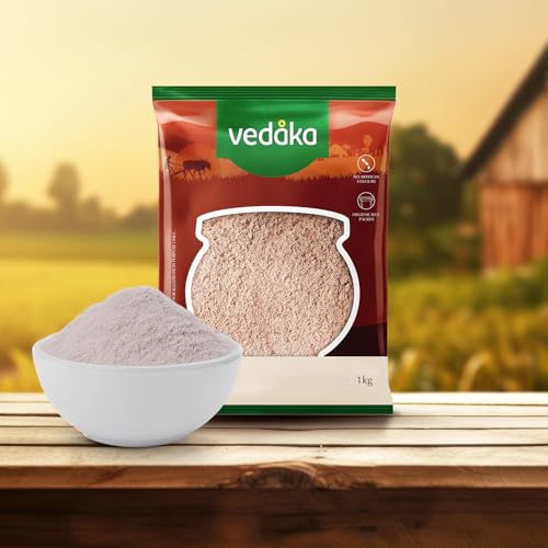 Image of Amazon Brand - Vedaka Ragi Flour (Nachni Atta), 1 kg