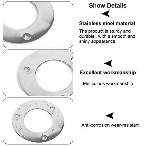 12 Stück Vogelhaus Metall Schutzplatte Edelstahl 32mm für Nistkasten für Vögel für Draußen, Bausatz für Nistkasten Baby Nest Protect Nistkästen Vogelhäuschen Vogelnest (Silver, 32mm-Runden)