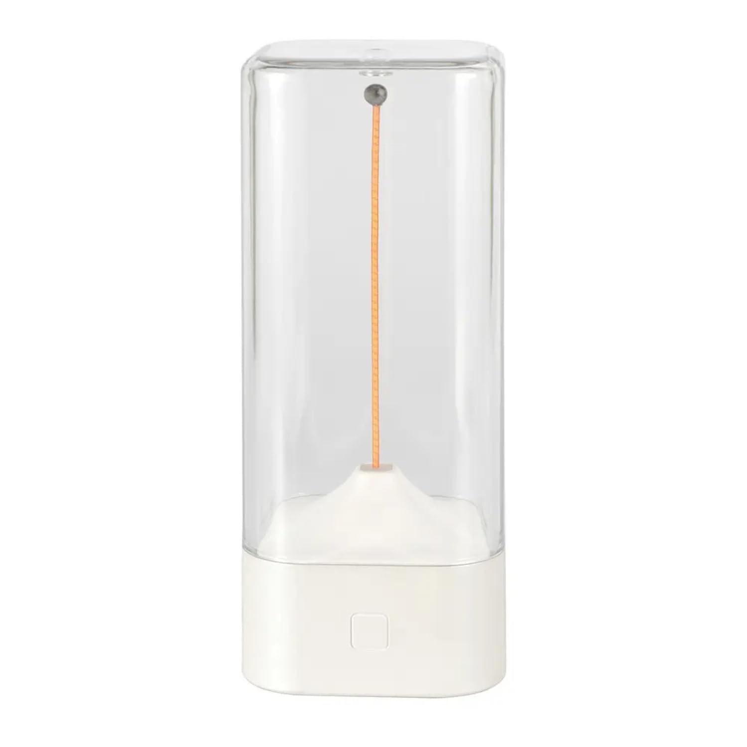 NYRWANA Table Lamp |1000mAh Battery| Home Decor, Lamp, Lamps for Bedroom and Living Room, LED Light, Stepless Dimming, Touch Control, USB-C Charging, Rakhi Gift for Brother & Sister (Plastic - White)