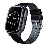SaveFamily Senior | Reloj Localizador Personas Mayores con GPS, Llamadas, Aviso de Caídas, SOS, Recordatorio de Medicamentos, Sensores de Salud | SIM Incluida - Color Negro