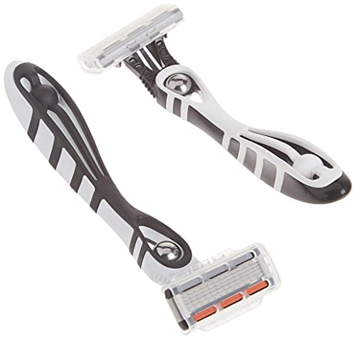 BIC Lâmina de barbear masculina Flex 5 descartável de 5 lâminas, para um barbear suave e confortável
