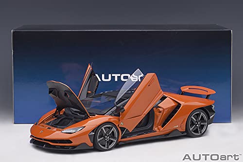 Autoart Lambo Centenario modelo 1:18 color naranja miniatura 7