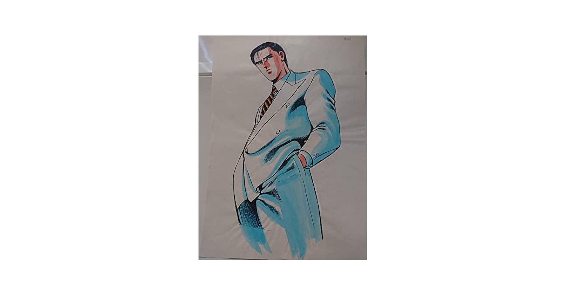 檜垣 憲朗 直筆カラー 原画 原稿 【ジ・ゴ・ロ】青年マンガ 檜垣 憲朗 直筆カラー 原画 原稿 【ジ・ゴ・ロ】青年マンガ
