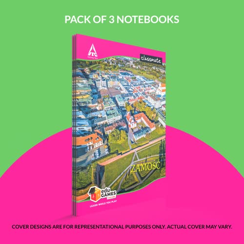 Image of Classmate Long Book - Unruled, 160 Pages, 314 mm x 194 mm - Pack Of 3 Long Book - Unruled, 140 Pages, 297 mm x 210 mm - Pack Of 3