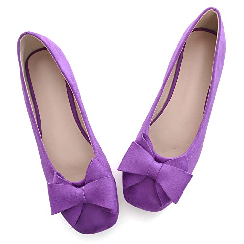 Image of Dear Time Women's Flats Shoes Bowknot Dressy Ballets Loafers Wedding Business Casual Walking Shoes