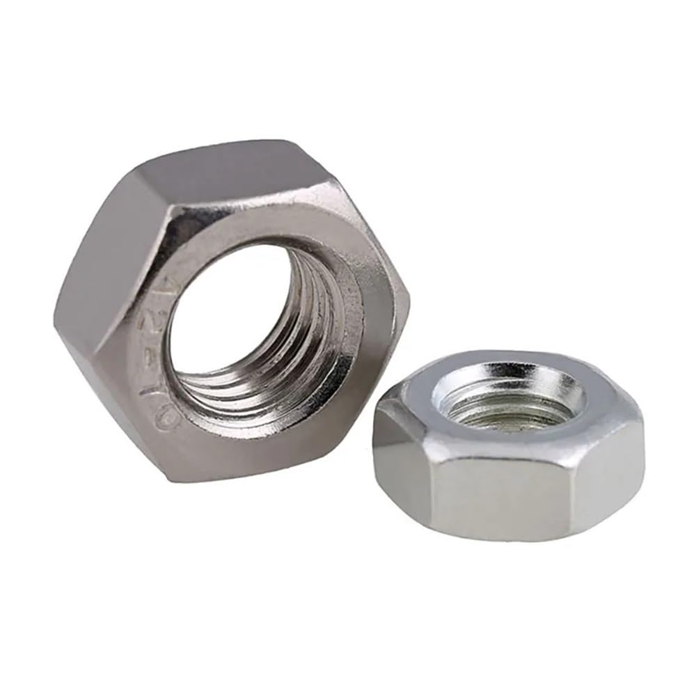 Hand Nut 5/10pcs M4 M5 M6 M8 M10 M12 M14 M16 M18 M20 304 Stainless Steel Left Hand Thread Hex Nuts Reverse Thread Hex Nuts Left Hand Thread Hex Screw Cap(5pcs,M16)