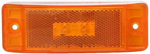 Grote 47073 SuperNova Sealed Turtleback II LED Clearance Marker Light (Built-in Reflector, Male Pin)