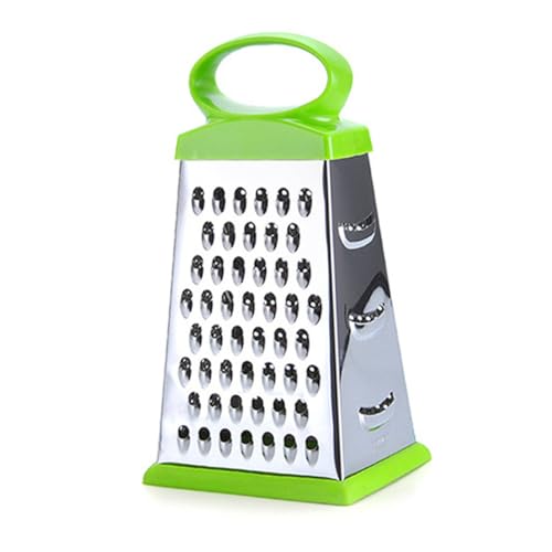 OSOLADY ステンレス製四面多機能グレーター キッチン用野菜千切りスライサー じゃがいも にんじん きゅうり対応 省スペース設計 家用調理器