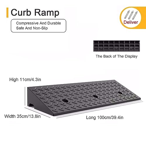 Rampas robustas de caucho para carga 39.4X13.8X4.3 in miniatura 2