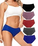 Sun Cling Women's Underwear Cotton Seamless Breathable Panties Ladies Hipster Briefs No Show Underpa