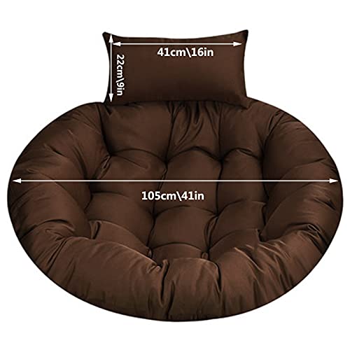 Coussin de balancelle suspendu œuf lavable et rond pour fauteuil de jardin - 8