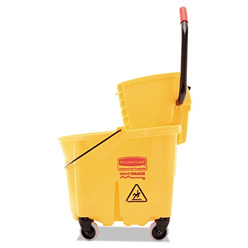 Rubbermaid Commercial 758088Yw Wavebrake 35 Quart Bucket/Wringer Combinations Yellow #TOP3