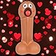 MIJOMA Schreiender Penis – Witziger Scherzartikel, Quietsche-Spielzeug, originelles Mitbringsel für Junggesellenabschied & Party, ca. 23 x 10 x 9 cm