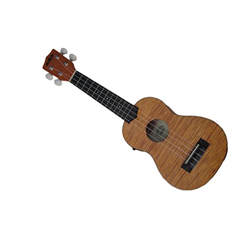 Kala Ka-seme exotique électro-acoustique Ukulélé soprano en acajou – Construit dans EQ et accordeur - Les Beatles, Paul McCartney, John Lennon, RIngo Starr, George Harrison Kala Ka-seme exotique électro-acoustique Ukulélé soprano en acajou – Construit dans EQ et accordeur