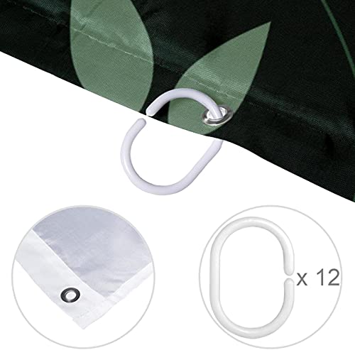 Rideau de douche imperméable anti-éclaboussures 183x183 lavable en machine - 5