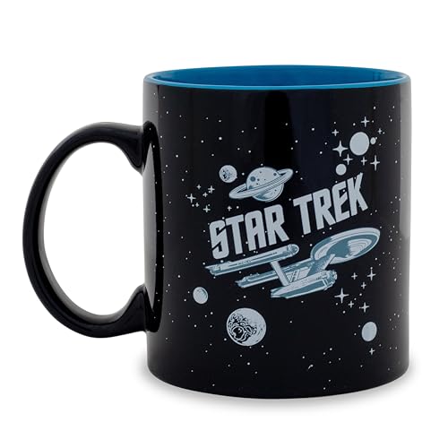Taza cerámica Star Trek Spock 20 onzas negra miniatura 2
