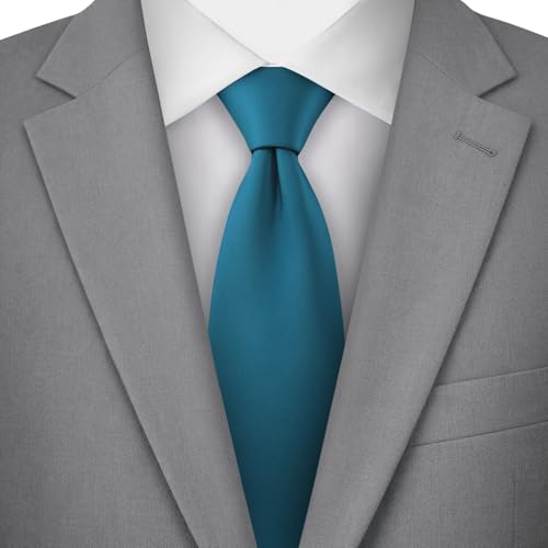 Image of Jacob Alexander Men's Extra Long Solid Color Tie