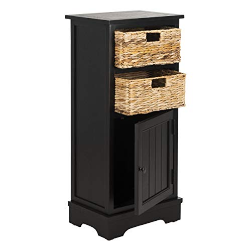 Safavieh American Homes Collection Connery Distressed Black Cabinet #TOP3
