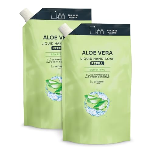 by Amazon Aloe Vera Hand Soap Refill 2 x 1000ml