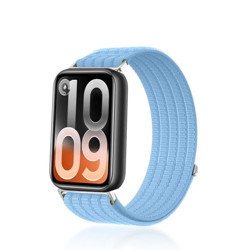 [HUKWIMO] For Xiaomi Smart Band 10 Pro �R�R���p�`�u�� �����x�� �g�o���h �i�C���� �E���ȒP �X�|�[�c�o���h �҂ݍ��� ��� �h�� �_�炩�� �j�����p �L�k�o���h �T�C�Y�����\ �אg Xiaomi Smart Ba