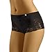 Wolbar Damen Hipsters Shorts Unterhose Unterwäsche Spitze 3508 Limited Edition, Schwarz,L