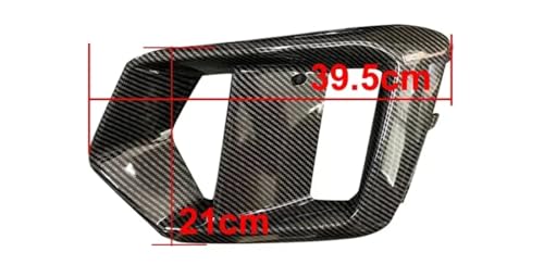 Marco de lámpara antiniebla compatible con Ford Focus RS de 2015, 2016, 2017 y 2018 2