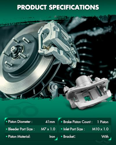 Image of SCITOO 19B1637 19B1636 Rear Brake Calipers Fit For Acura For SLX 1996-1999,For Honda For Passport 1994-2002,For Isuzu For Amigo 1994 1998-2000, Disc Brake Caliper Assemblies,2PCS