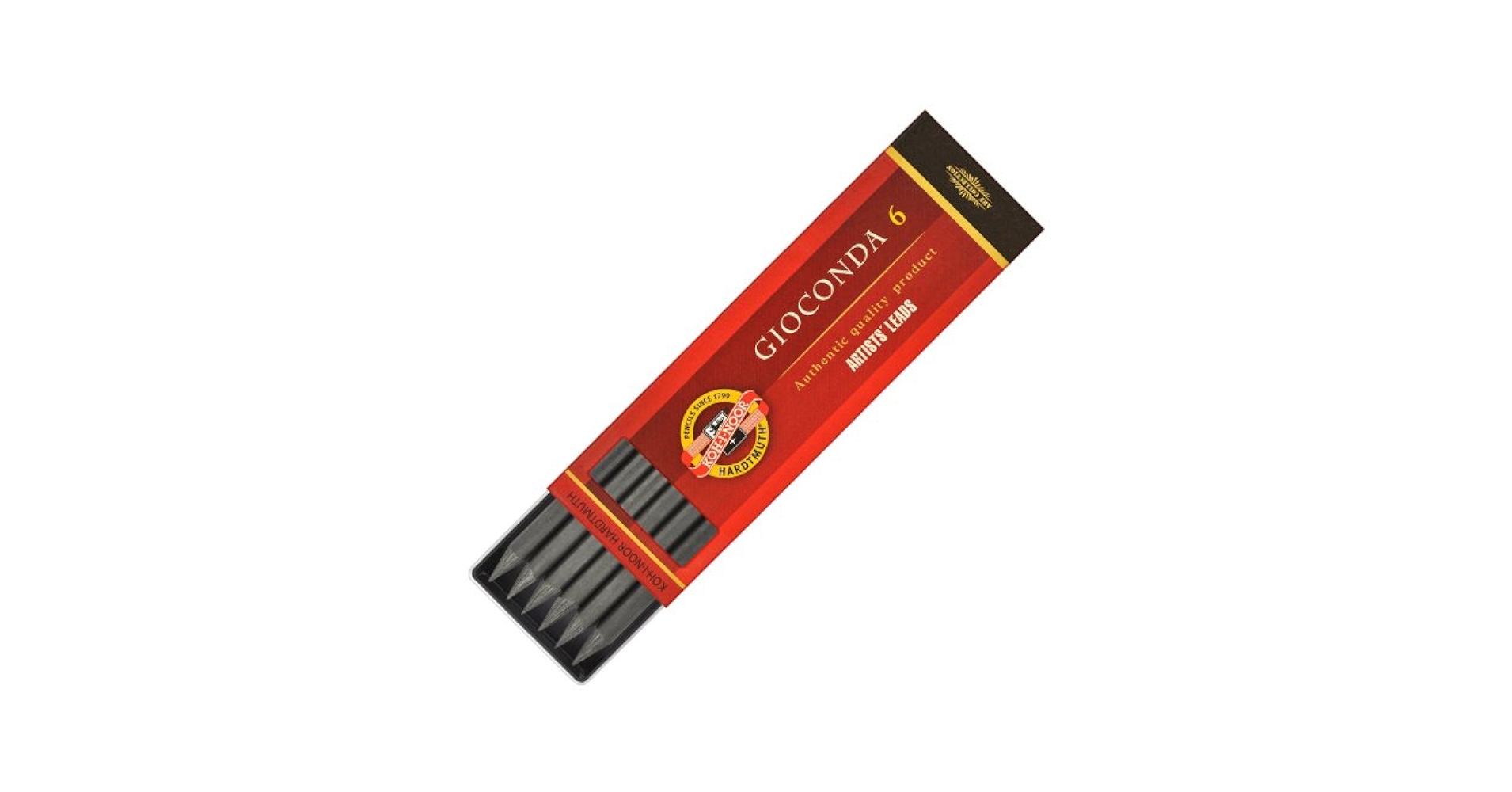 Amazon.com : Koh-I-Noor 6 Gioconda 5.6 mm Graphite Leads