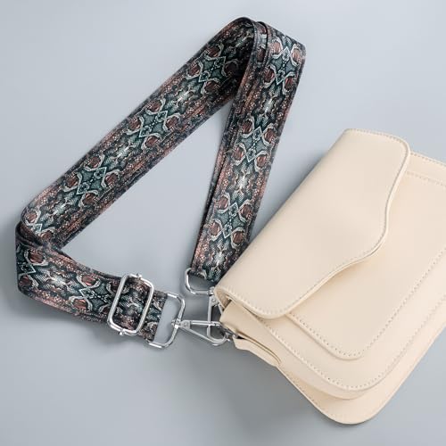 Image of chushui Silver Hardware Purse Strap,Replacement Crossbody Adjustable Shoulder Strap for Handbag Bag